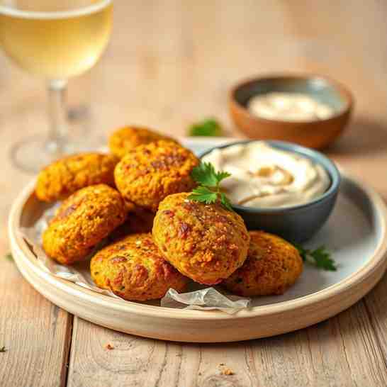 Crispy Low Calorie Vegan Falafel - Ta'ameya Recipe